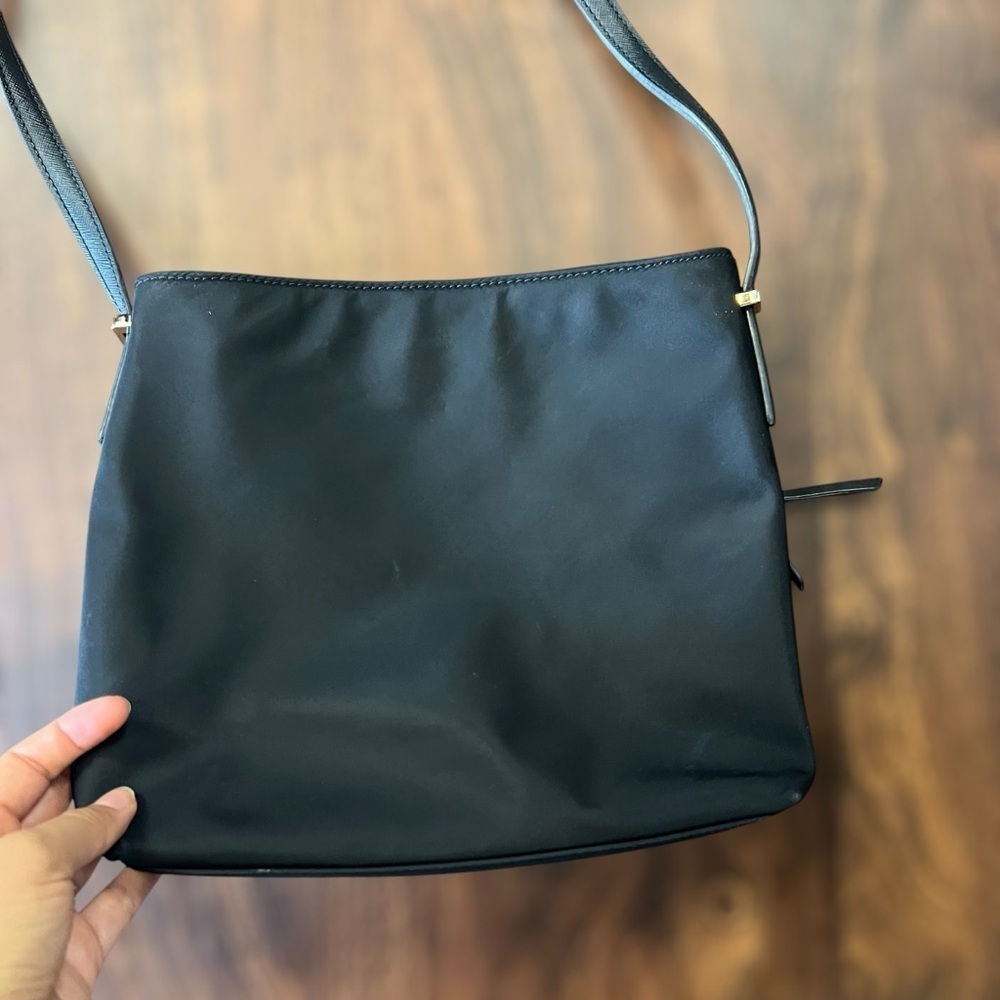 Kate Spade Dessi Wilson Road Nylon Crossbody Bag Handbag Purse Black - Picture 10 of 13